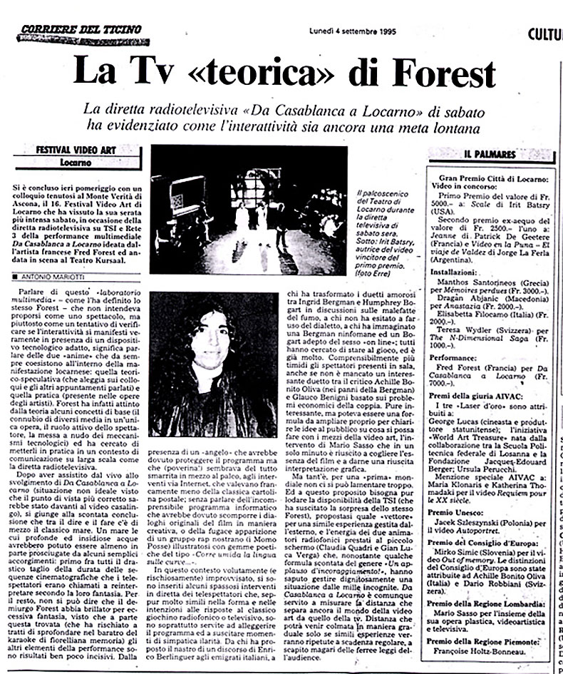 1995 De Casablanca à Locarno