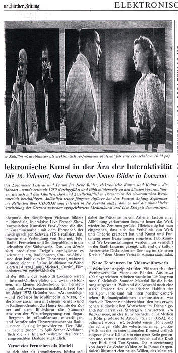 1995 De Casablanca à Locarno