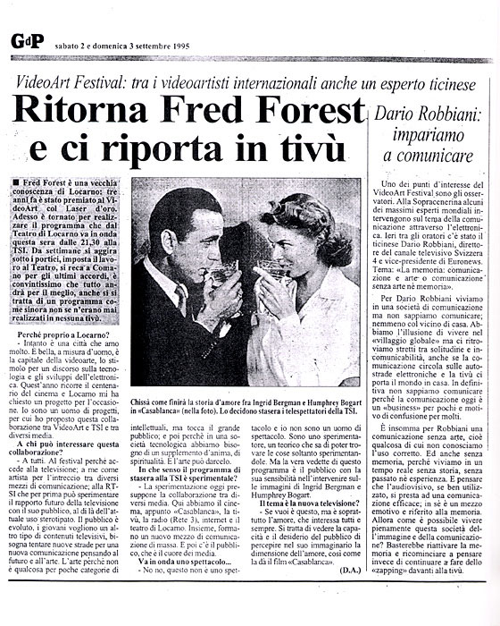 1995 De Casablanca à Locarno