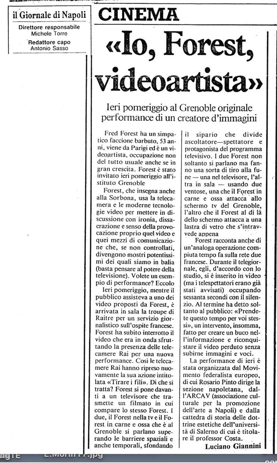 1985 Il Giornale di Napoli