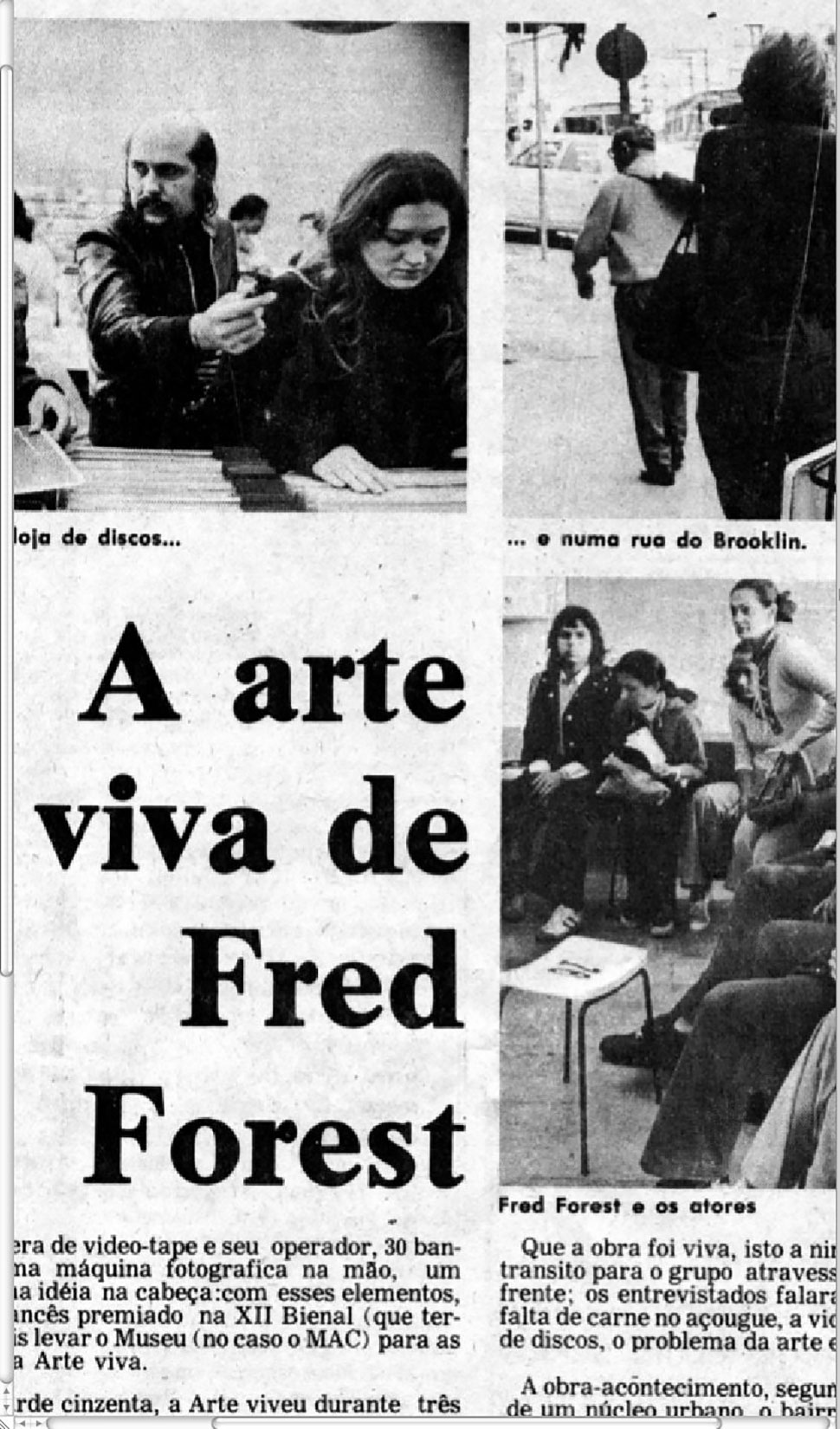 1973 Cap Folha A ARTE VIVA TRI