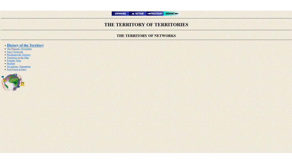 The Territory of Territories