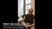 New Book Michael Leruth, French and Francophone Studies