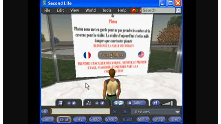 L’ouverture du laboratoire metavers Second Life présenté à l’ICOM par Fred Forest